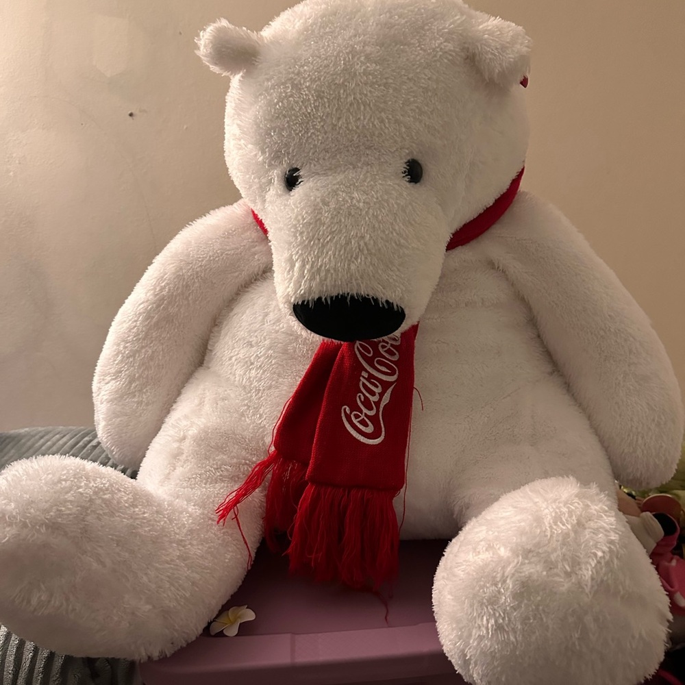 Giant coke cola bear